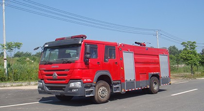 江特牌JDF5204GXFPM80型泡沫消防车