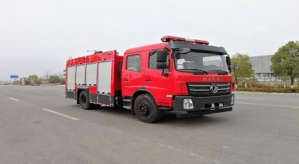 江特牌JDF5140GXFPM55/E6型泡沫消防车